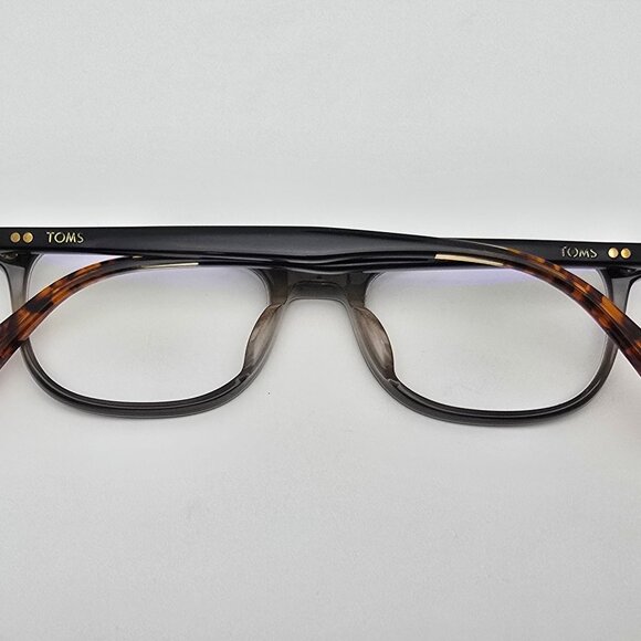 Toms Anna 10008665 Black Crystal Clear Tortoise Cat Eye Eyeglasses Frame 50mm - Picture 11 of 14